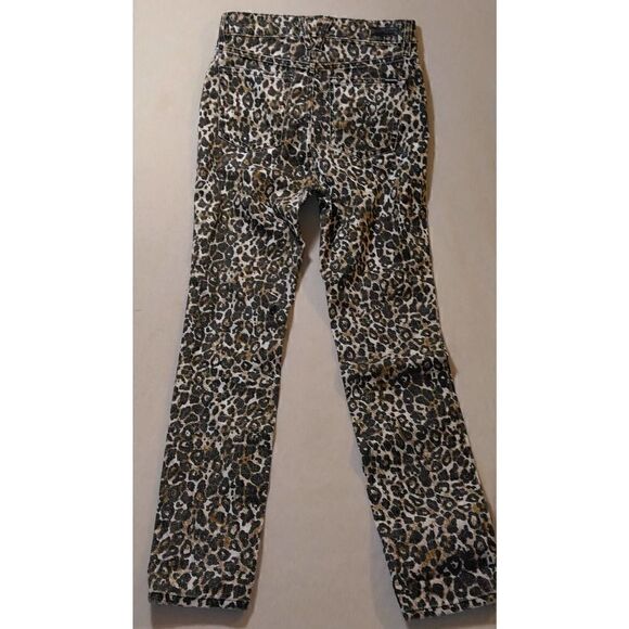 Volcom Women's Super Stoned High Rise Skinny Leopard Cheetah Print Jeans Size 27 - Picture 8 of 8